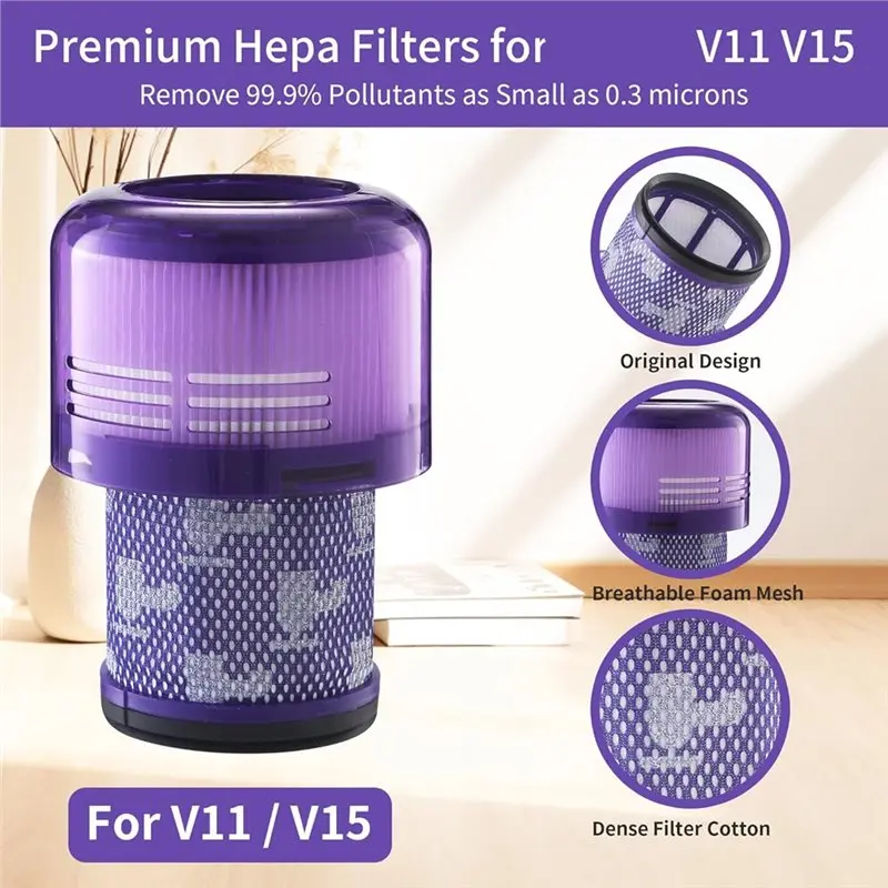 【PASSIONE 】Replacement Parts Accessory Dust Container For Dyson V11 V15 SV14 SV15 SV17 SV22 Vacuum Cleaner - view 3