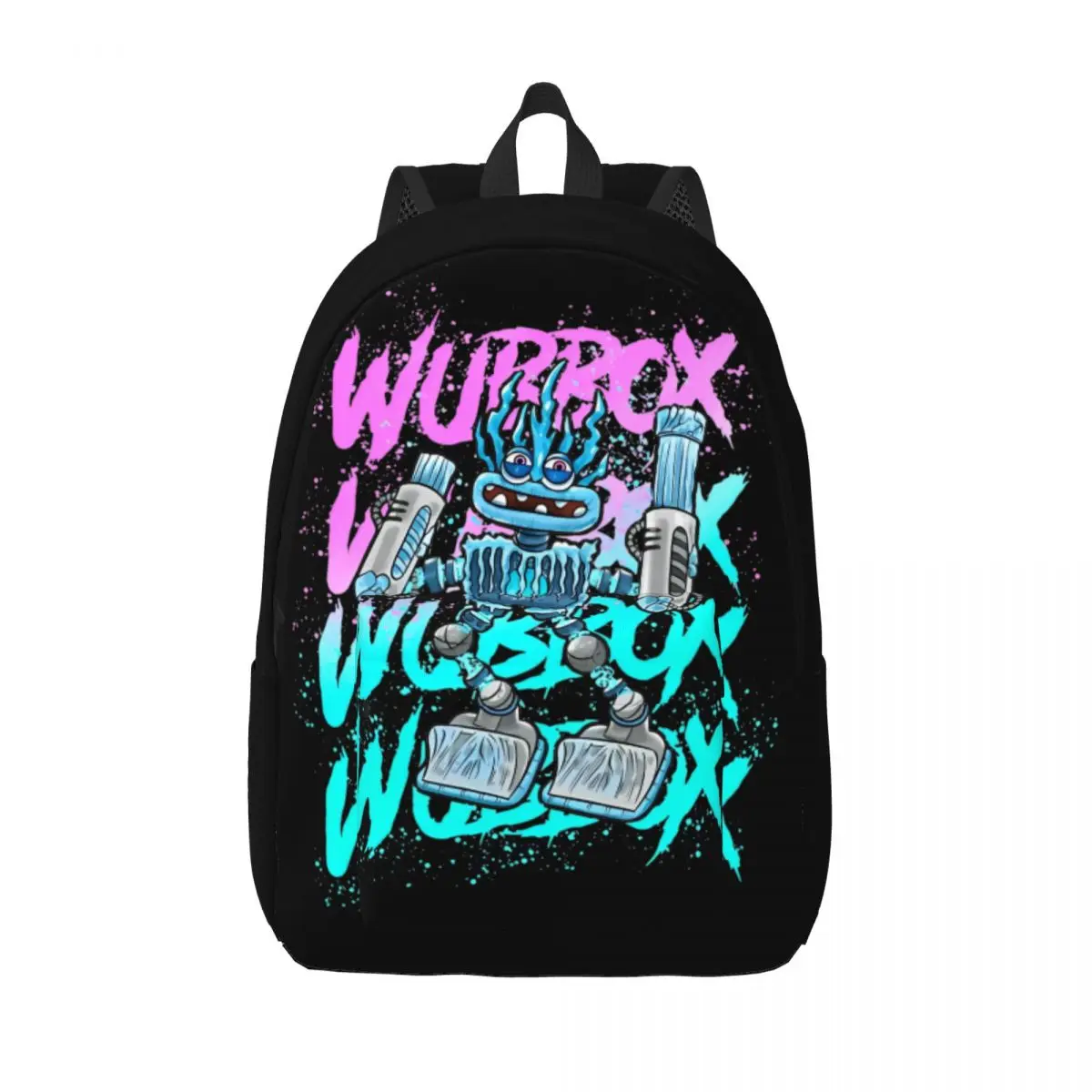 Wubbox My Singing Monsters Backpack Elementary High College School Student Bookbag Men Women Daypack Outdoor