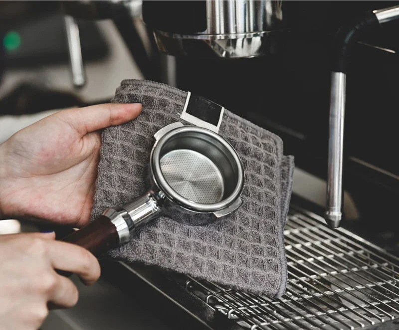 Super Absorbent Micro Waffle Bar Towels Coffee Bar Machine Cleaning Cloth Towel Tableware Household Cleaning Towel Barista Rag