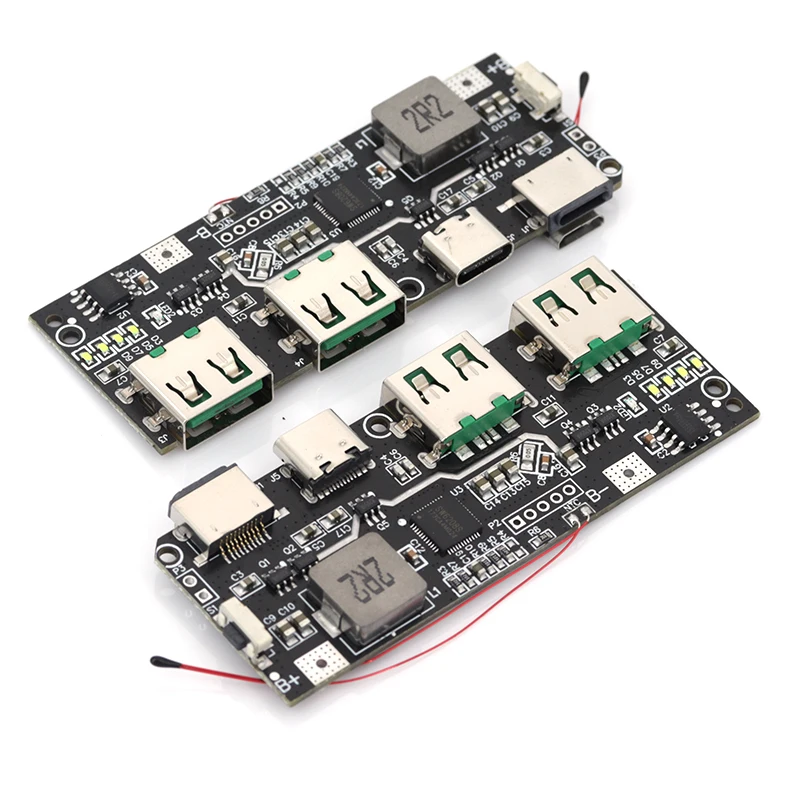 QC4.0 QC3.0 LED Dual USB 5V 4.5A 22.5W Micro/Type-C USB Mobile Power Bank 18650 Charging Module Temperature / Circuit Protection
