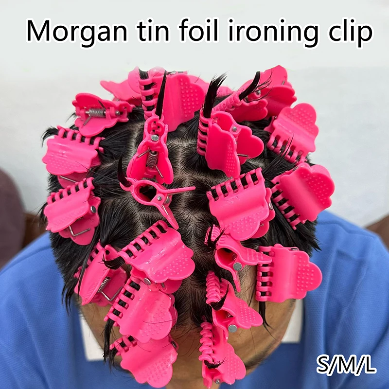 

30pcs Heat-Resistant Hair Perm Clips - Lightweight Insulation Volume Holders For Easy Cleaning & Strong Grip At For Home