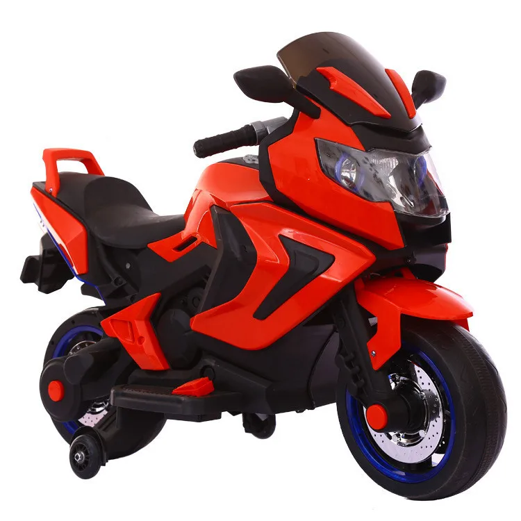 LEADING MANUFACTURE electric kids motorcycle 12v children electric motorcycle with Safety assist wheel ride on toy cars for baby