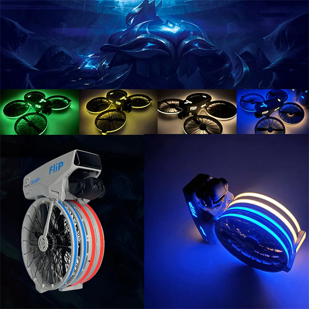 Luminous Sticker for DJI FLIP Drone Colorful Luminous Stickers Night Flight Safety Warning Anti-Scratch Protect Film Camera Part