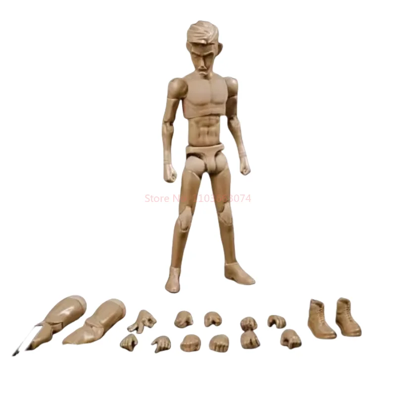 In Stock 6in Studio 6in001 1/12 Scale Male Action Figure Body - Articulated Blank Model For Custom Figures