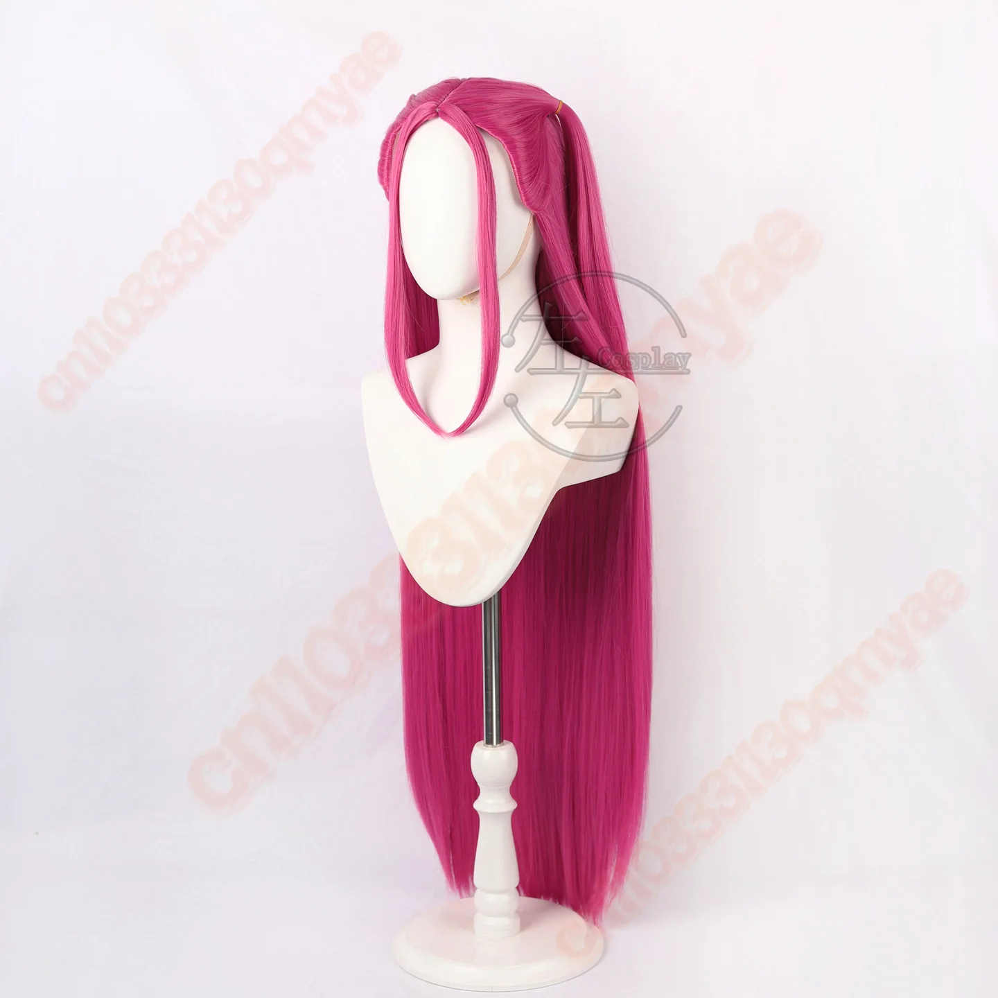 KPOP Demon Hunters Cosplay Wigs Mira 100cm Long Women Party Lumi Mira Cosplay Wigs Heat Resistant Synthetic Hair Party +Wig Cap