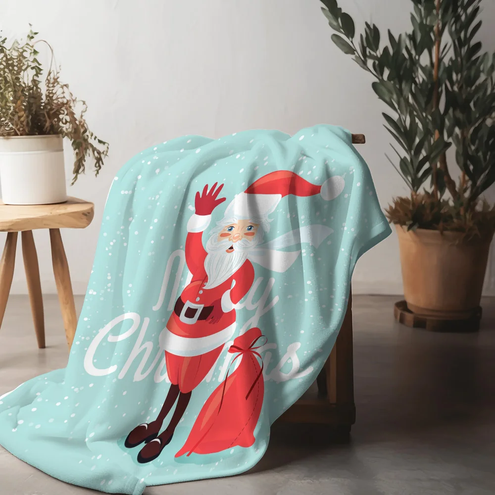 TU Soft Throw Blanket Cozy Flannel Fleece Sherpa Home Decor Gift Farmhouse Coastal Christmas Holiday Patterned Throw