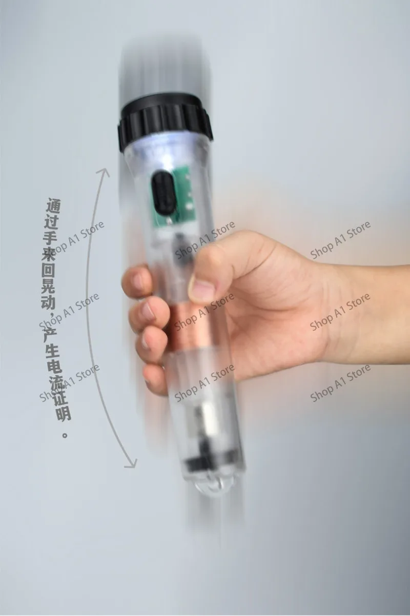 Faraday Perpetual Flashlight for Physics Experiment Teaching