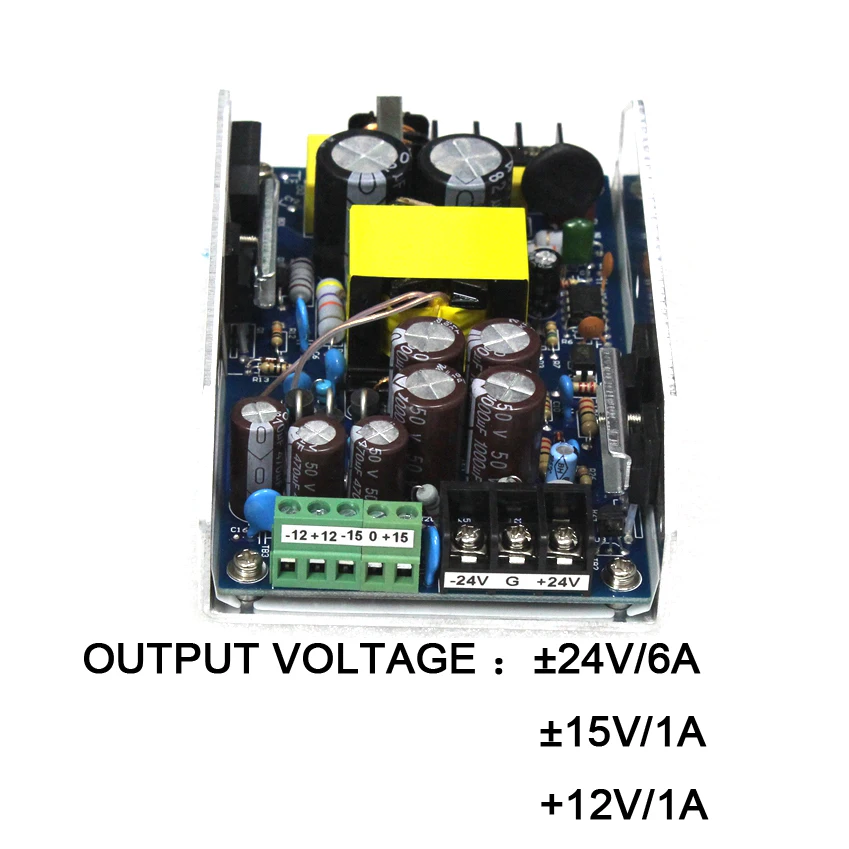 Imagem -03 - Amplificador de Potência de Tensão Negativa Positiva Potência de Comutação 5-way 300w ca para dc 110v 220v 12v 15v 24v 36v 42v 48v 55v 60v