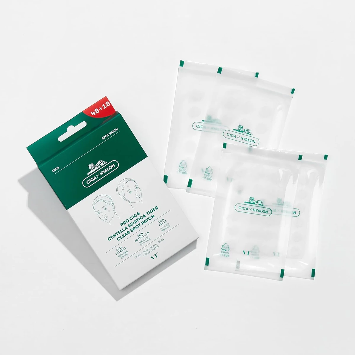 VT PRO CICA CENTELLA ASIATICA TIGER CLEAR SPOT PATCH,Repair & Soothing,Invisible & Breathable,Korean Skincare,Korean Makeup image 6