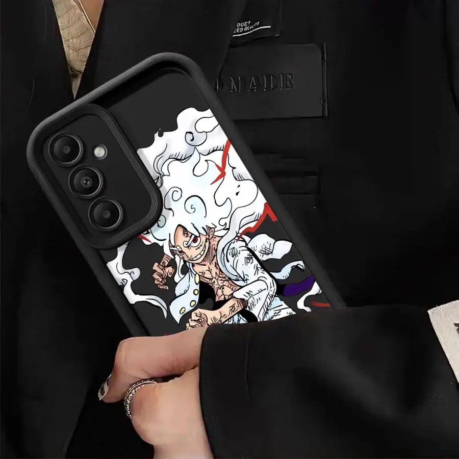 Etui z miękką powłoką One Piece Dragon Luffy na Samsung Galaxy A06 A15 A35 A73 A55 A53 A54 A72 A71 A52 A51 A25