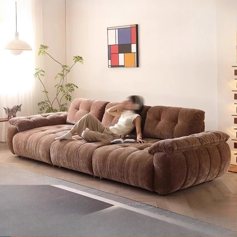 

Straight Row Luxury Sofas Fabric Modern Recliner Living Room Couch Sofas Office Lounges Lazy HomeFurniture Decoration