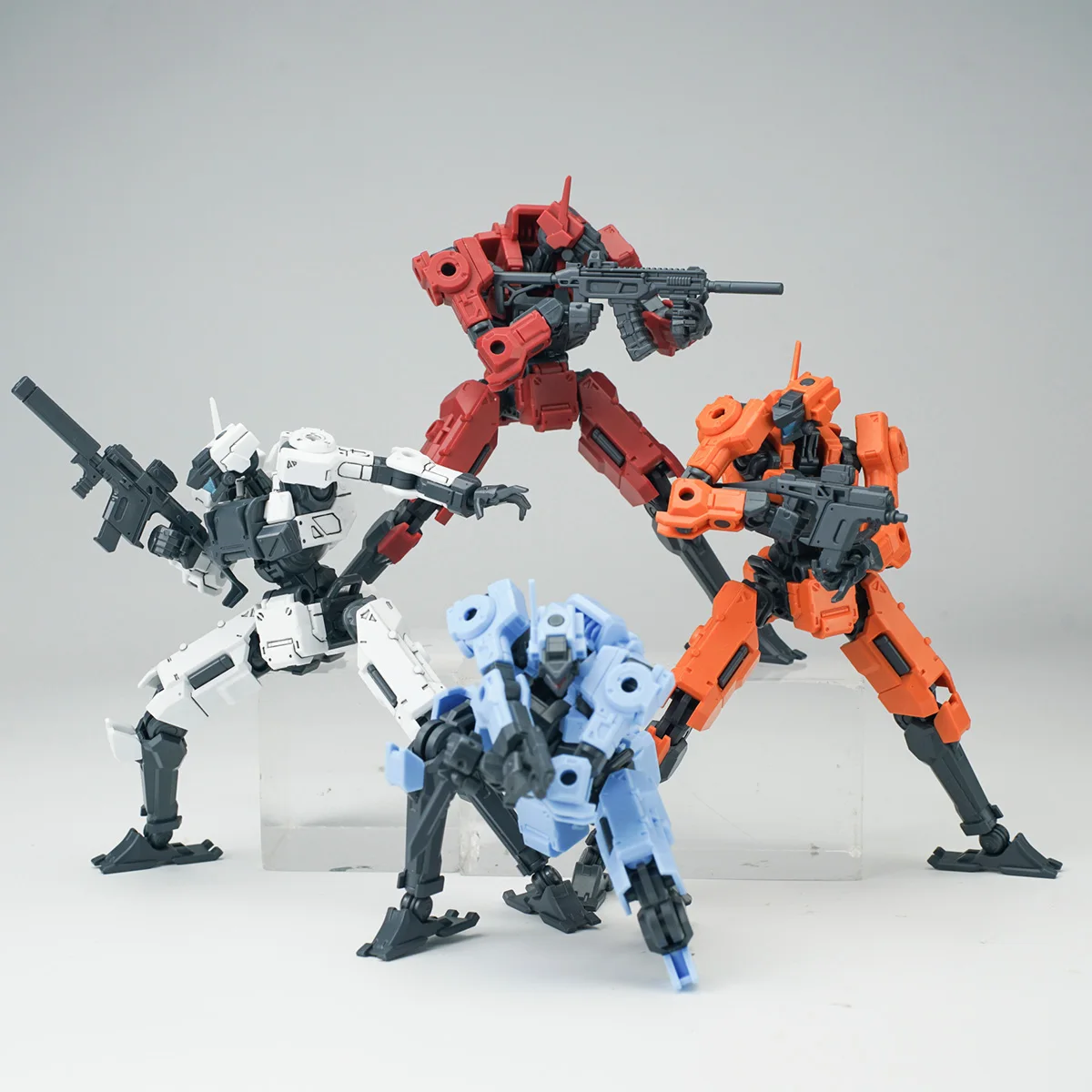 

HIPLAY Sheik Mainland Fenrir Mecha (White/Blue/Orange/Red) 1/18 Scale Assembly Model Kit