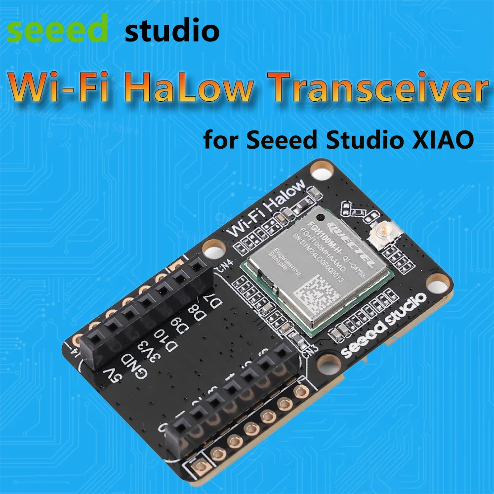 Wi-Fi Halow Transceiver Module for Seeed XIAO,902‑928 MHz,FGH100M-H,Long-Range Connectivity, based on the FGH100M-H module