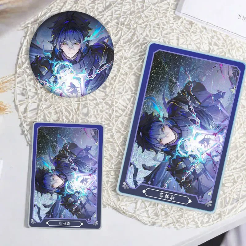 

Genshin Impact Kyryll Chudomirovich Flins косплей аниме струящийся песок значок маджонга акриловый кирпичный аксессуар подарок на Хэллоуин