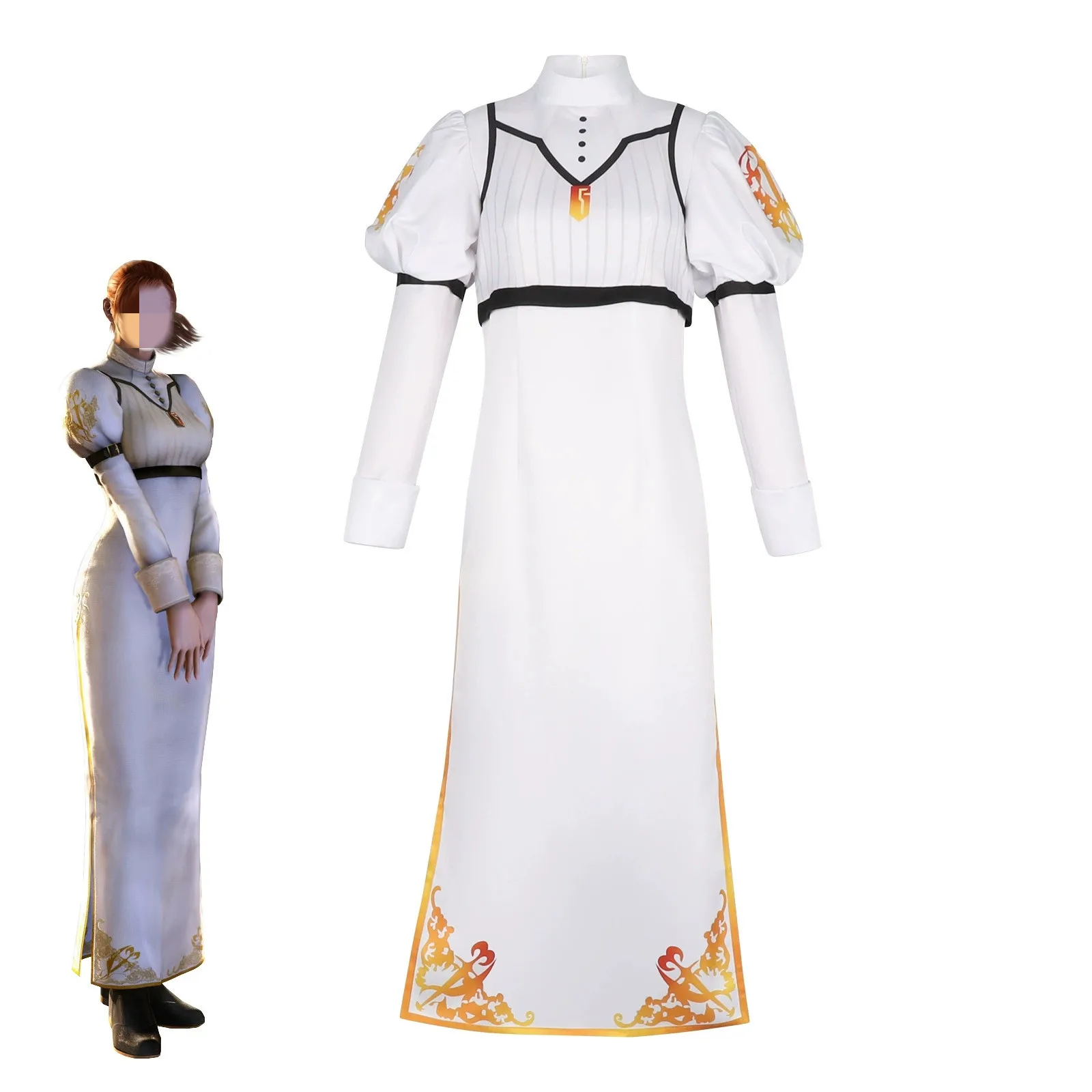Juego Kyrie Cosplay disfraz vestido Kyrie para mujeres adultas niñas Halloween carnaval disfraz traje