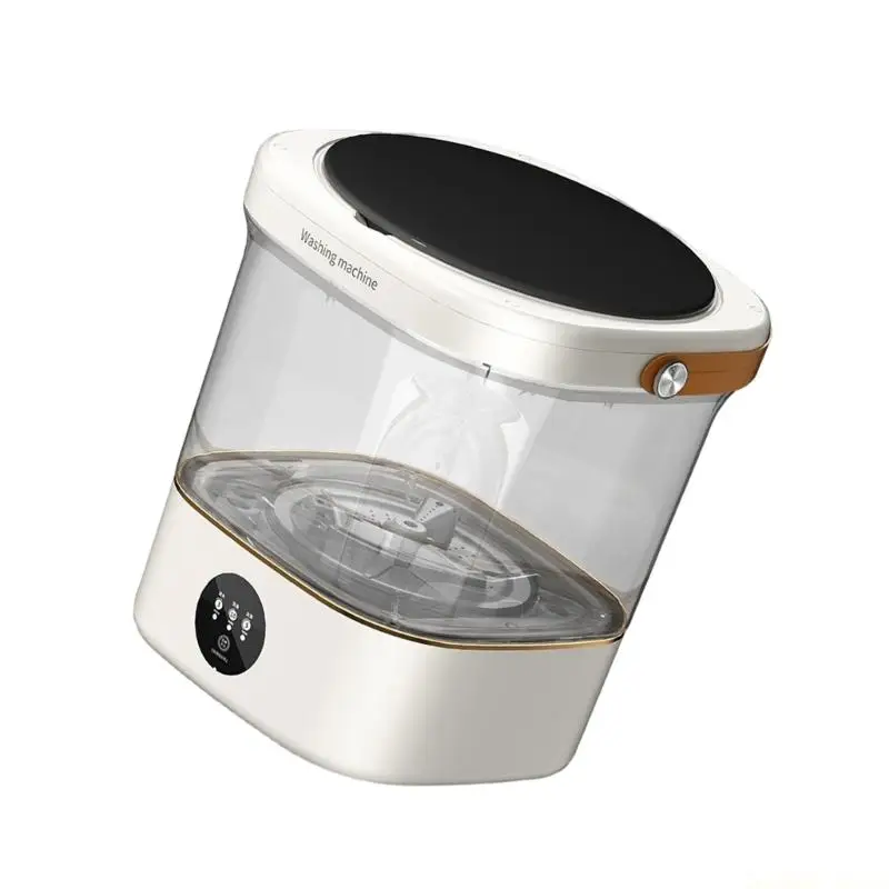 D0AB 12L Washing Machine Spin Dryer Apartments Travel Portable Socks Underwear
