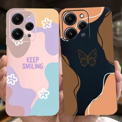 For Xiaomi Redmi 12 Case Candy Color Block Jelly Fashion Pattern For Xiomi Redmi12 Anti-knock Coque Funda On Redmi 12 Soft Etui