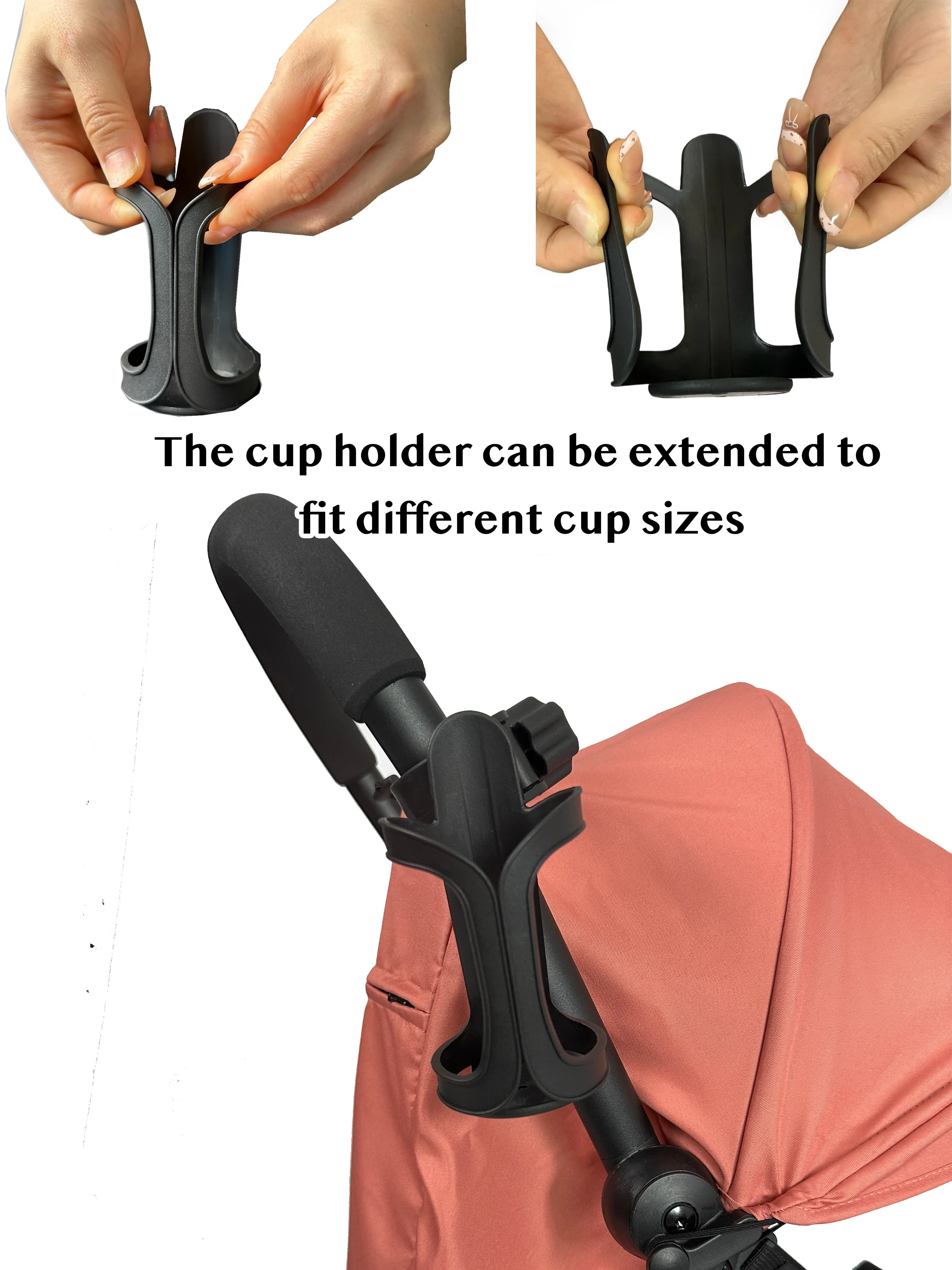 Stroller accessories，Baby Stroller Rotating Cup Holder Bicycle Water Cup Bottle Holder for Infant Carriage for summer