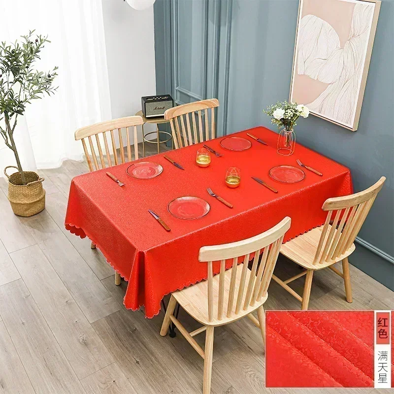 

LXS22 2024 new tablecloth waterproof oil party cloth activities