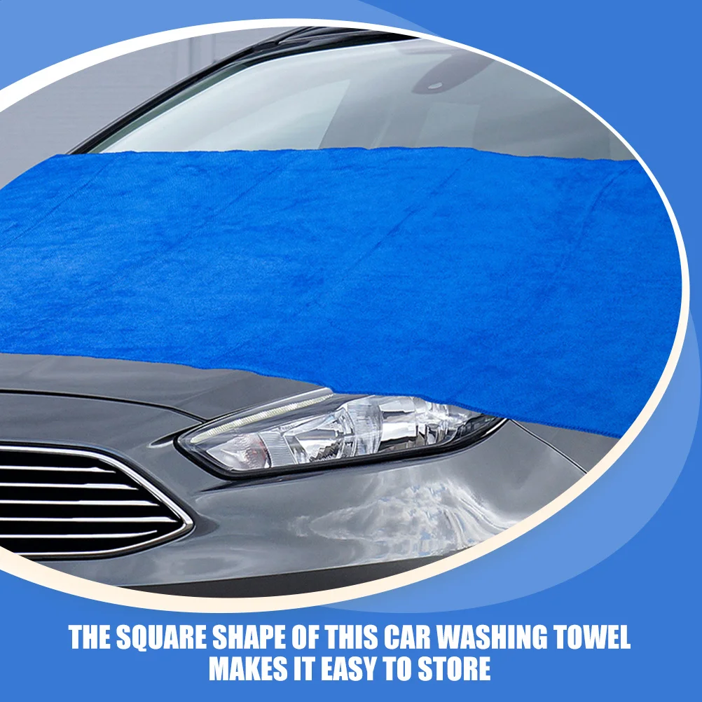 

Car Wash Towel Absorbent Thick Long-Lasting Drying Towel Car Cleaning Cloth Soft Texture Efficient Water Absorption