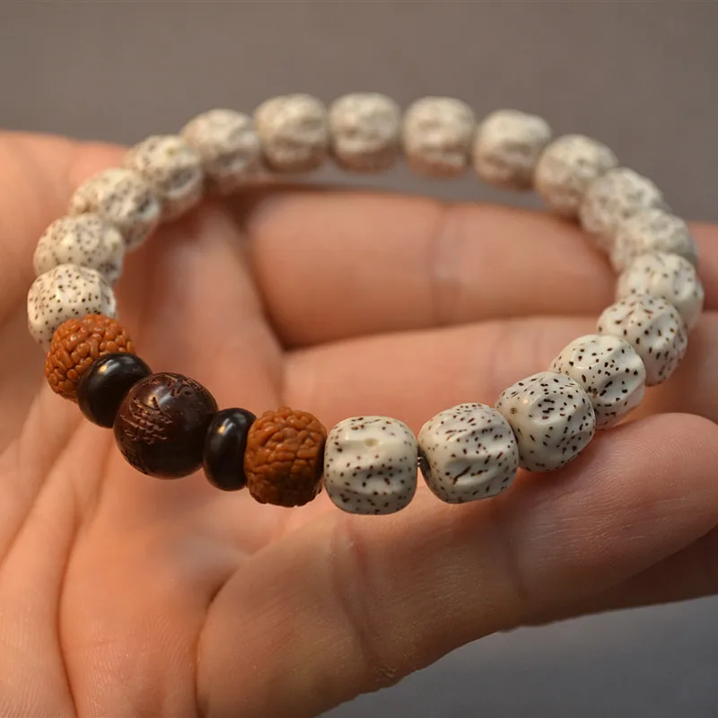 New YearBeads Carved Passion Fruit Seeds Xingyue Men and Women Bodhi Seed Bracelet