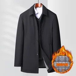 2023 new arrival autumn and winter jackets fashion high quality thick trench coat men,men's jackets Overcoat,plus-size M-4XL