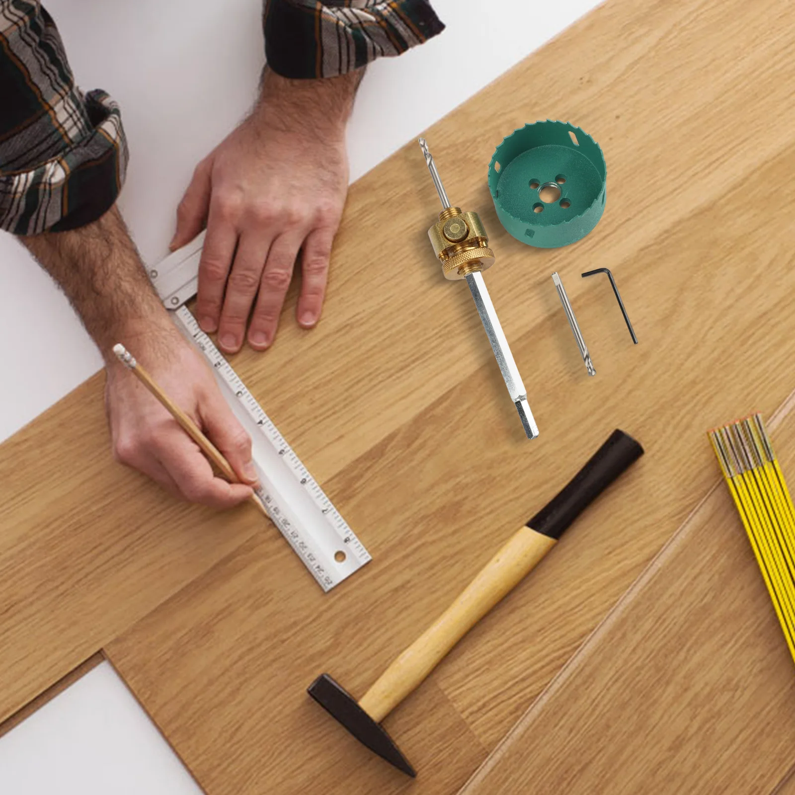 

Quick Release Hole Opener Hexagonal Shank Drill Quick-Release Hole Opener User-Friendly Design Bimetallic Construction