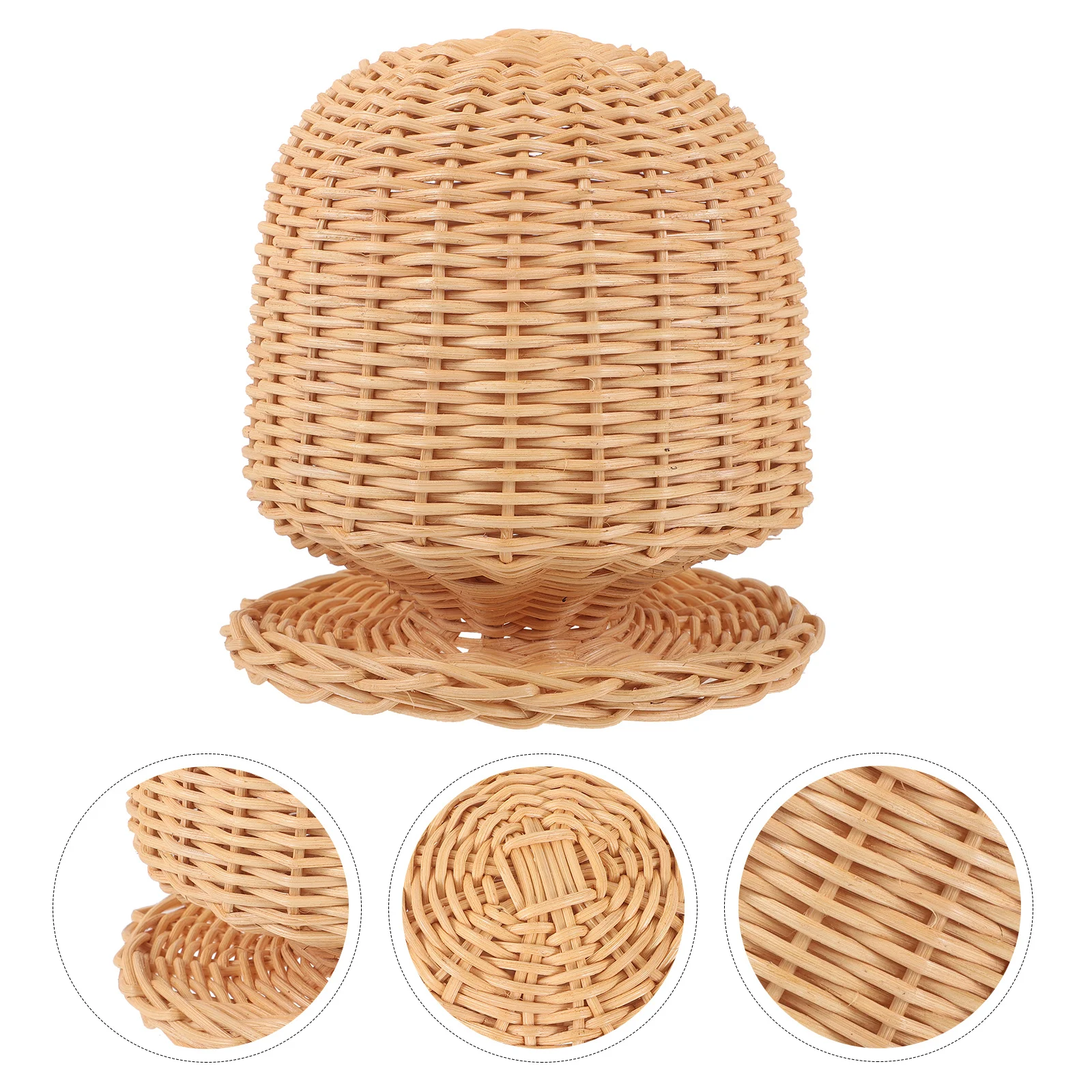 

Hat Display Rattan Holder for Men Caps Photography Hat Display Stand Stand Storage Case Handicraft Sewing Supplies