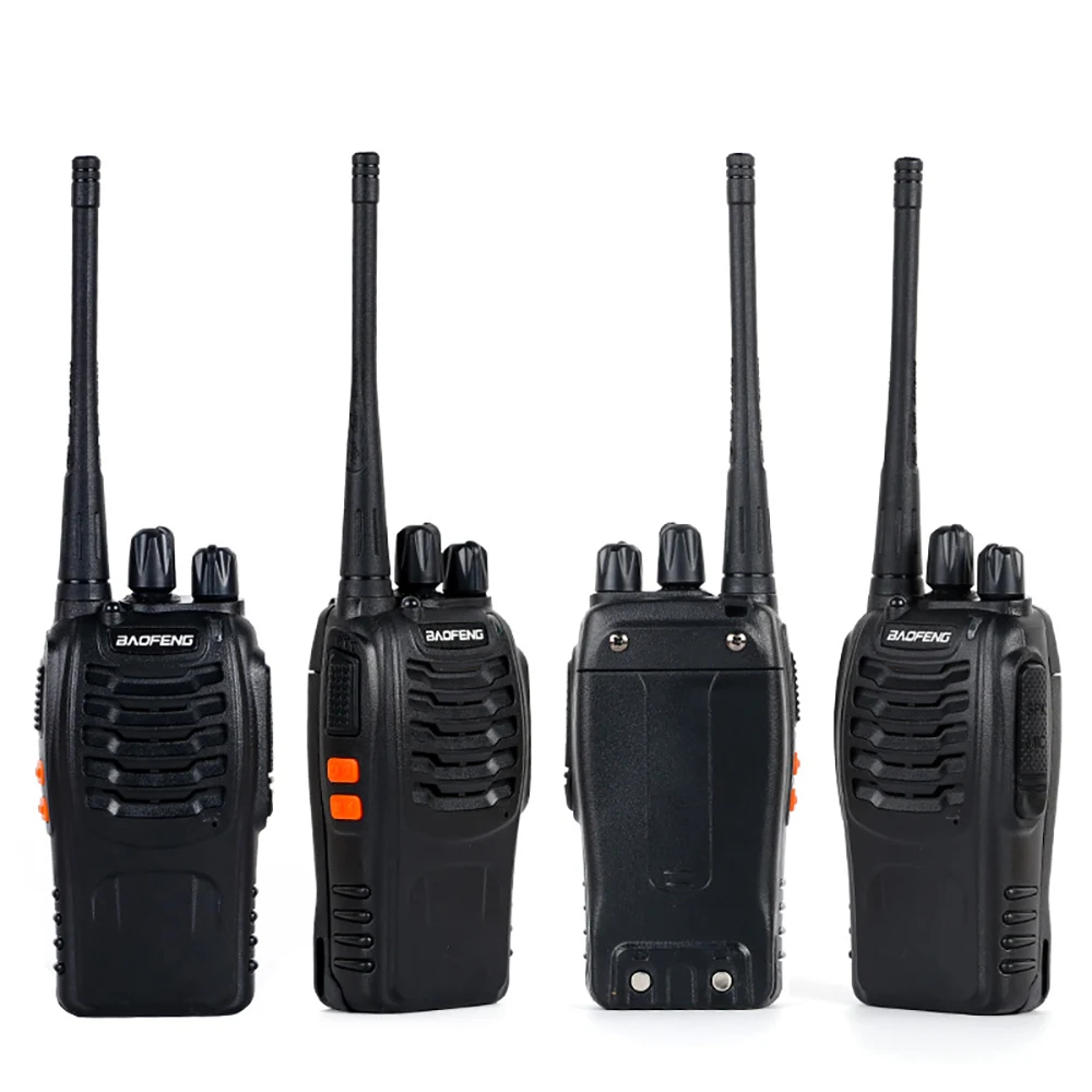 Baofeng Bf888s 4pcs Walkie Talkie Baofeng Radio Comumicador Vhf Walkman Dual Band UHF 400-470 MHz