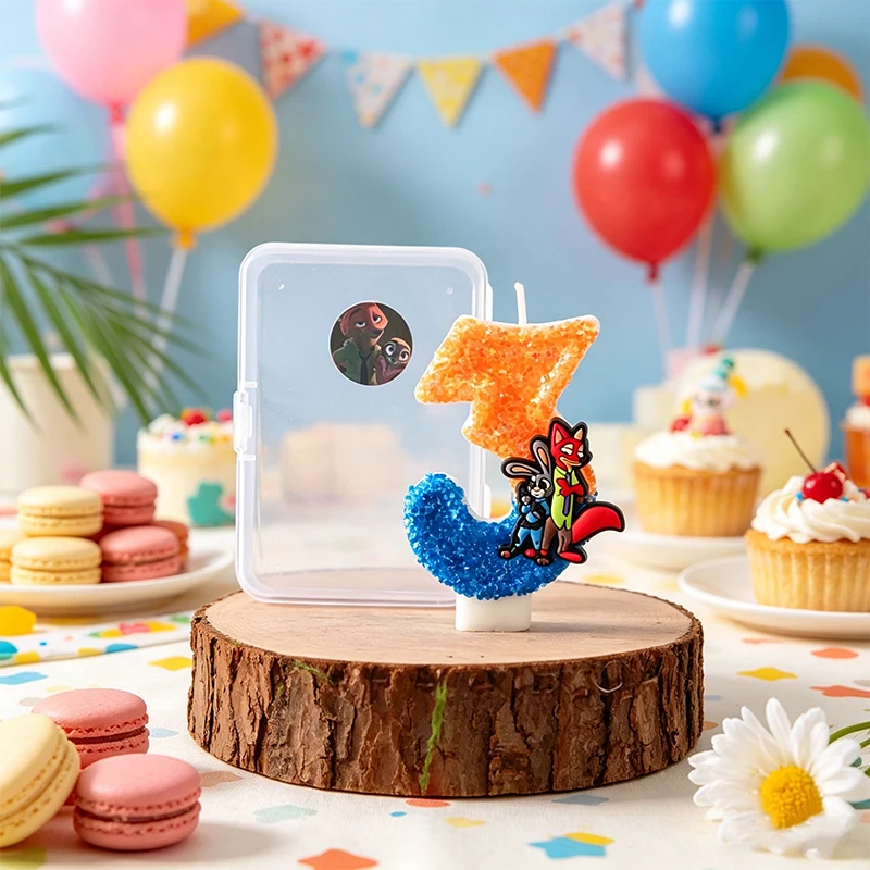 Digitale Geburtstagskerzen Party-Atmosphäre Kinderkuchen-Dekorationen Stimmungsbeleuchtung