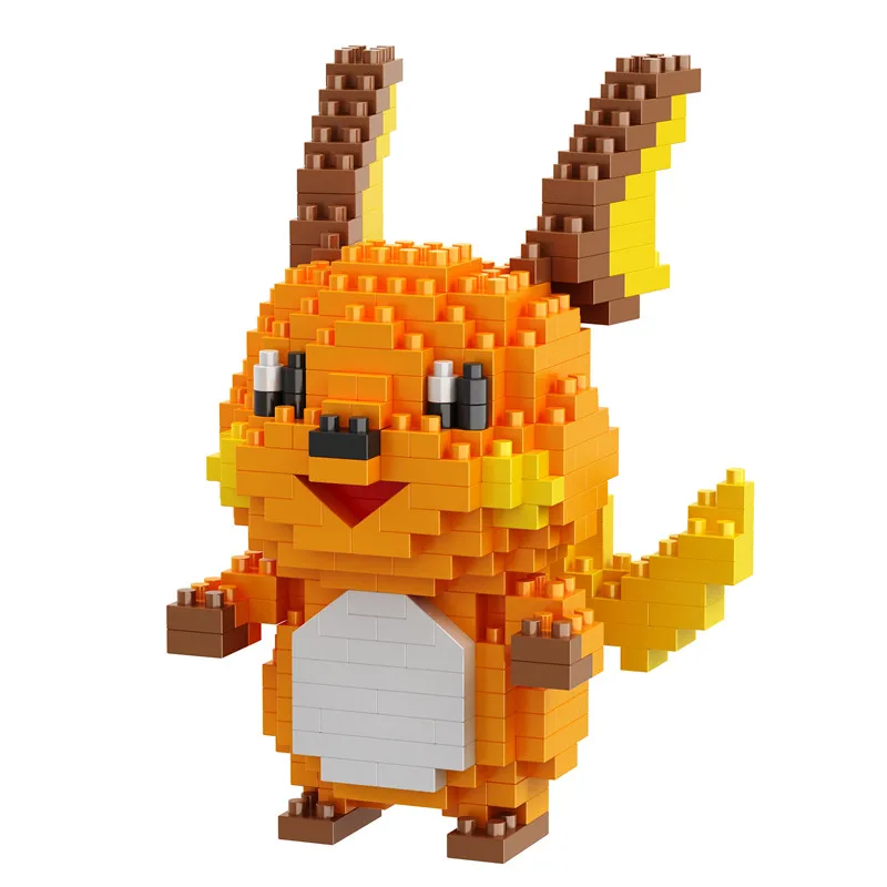 

Pokémon New Small Particle Building Blocks Pikachu Small Animal Model Educational Game Puzzle Children's Teaching Toy