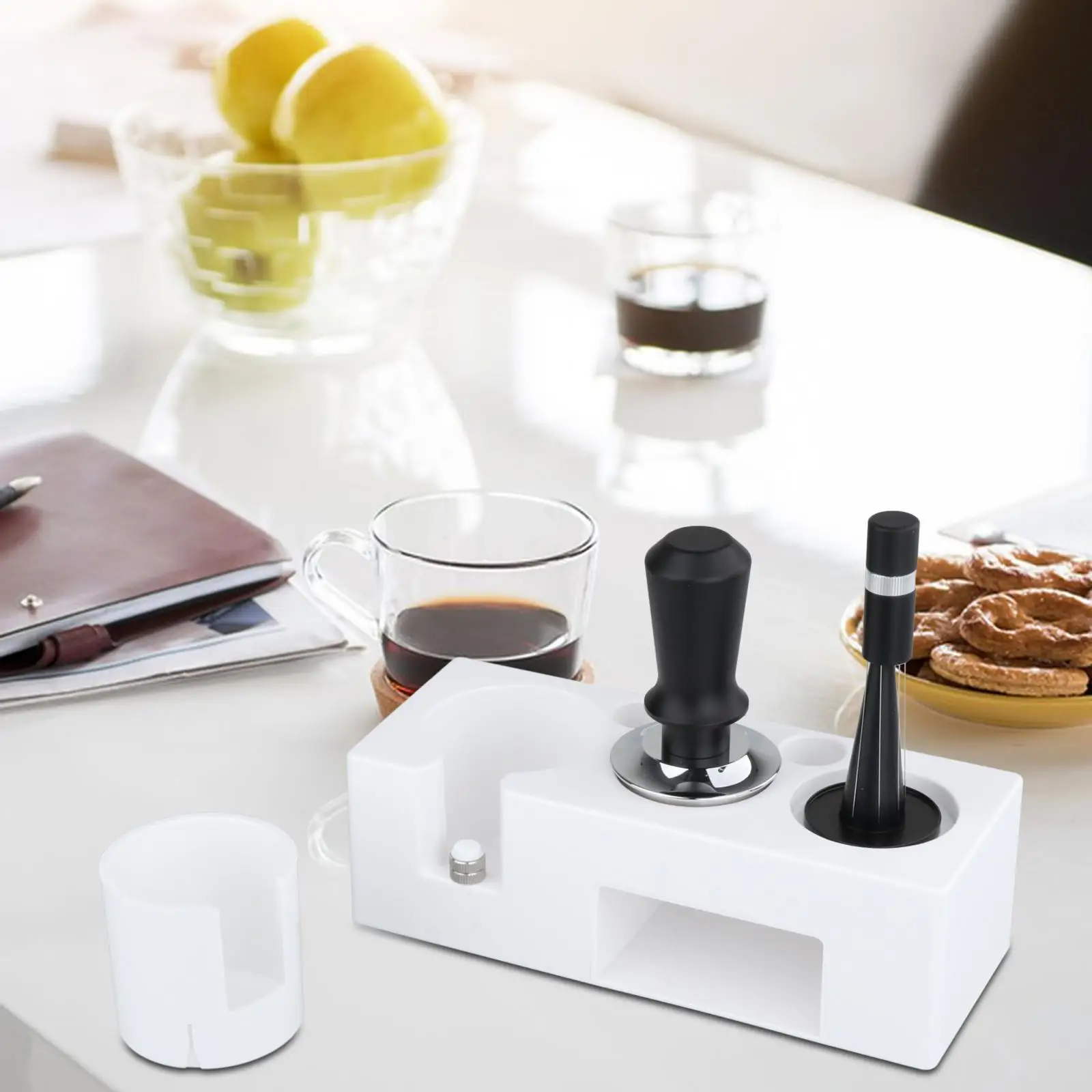 

Espresso Tamping Station for Coffee Shop Non Slip Coffee Equipment Fits