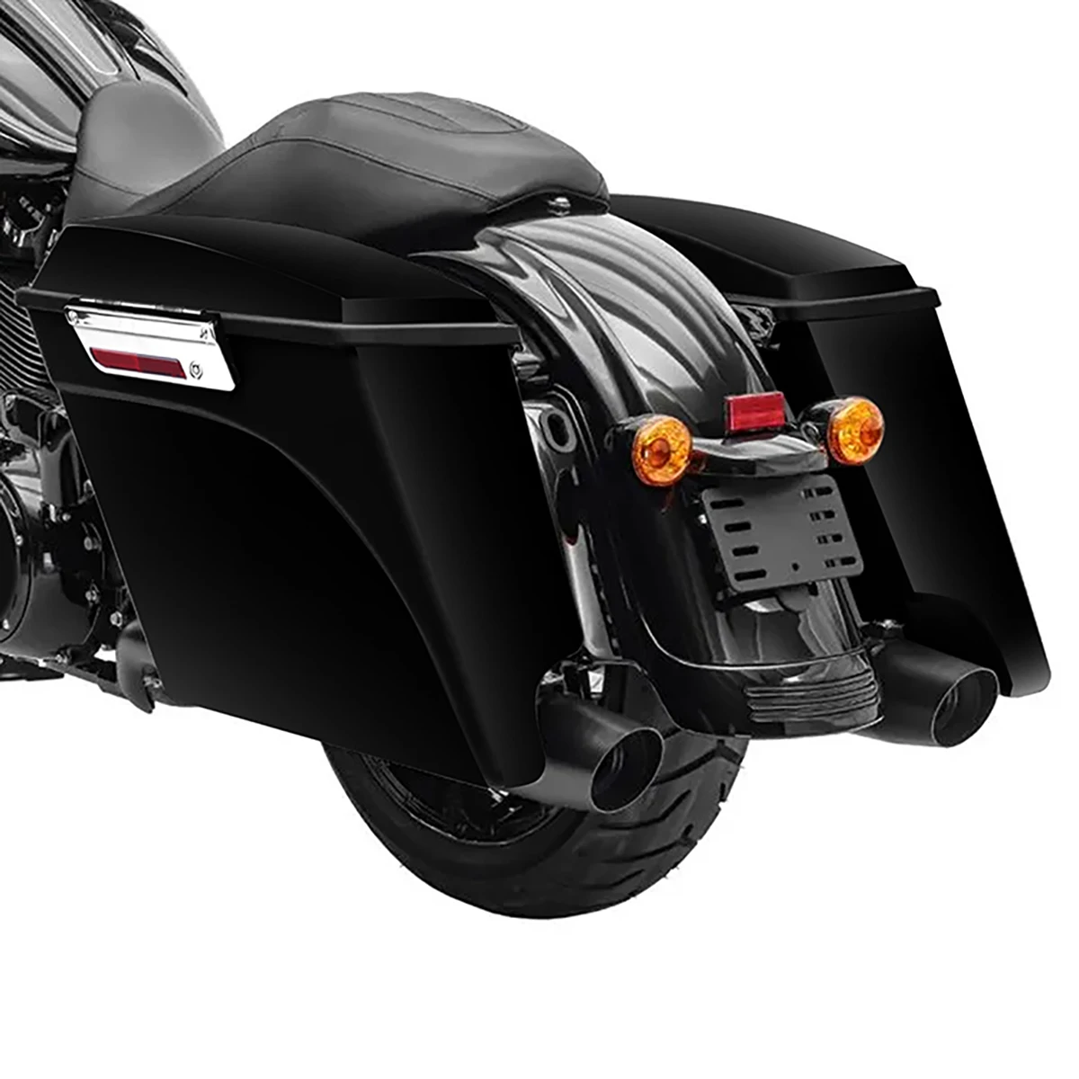 Motorcycle Hard Saddlebags Stretched Extended For Harley Touring 1993-2013 FLHT FLHR FLTR FLHX Road King Electra Street Glid