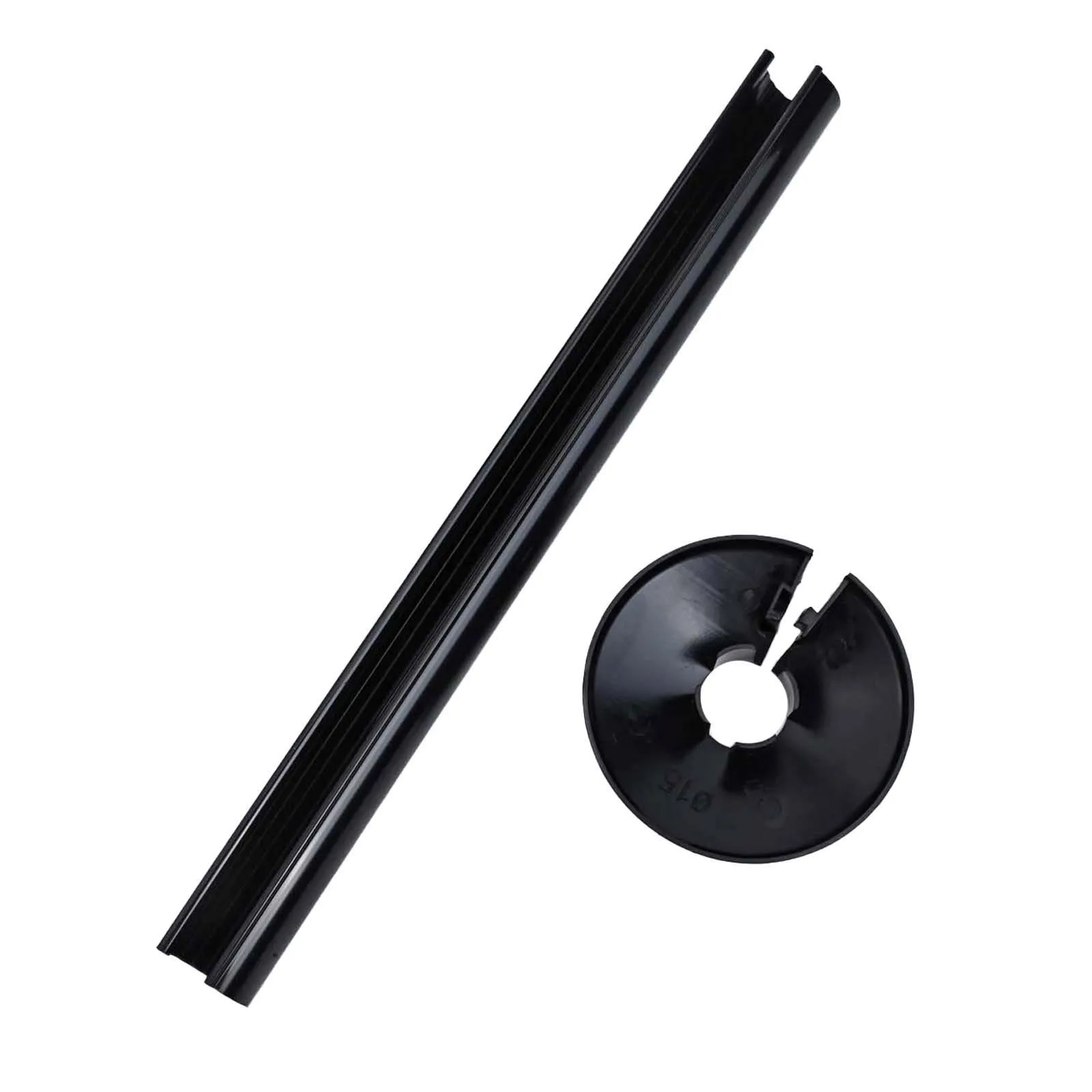 Black Pipe Covers PVC Pipe Covers Snap-on Feature Versatile Application Easy To Customize For Aesthetic Enhancement