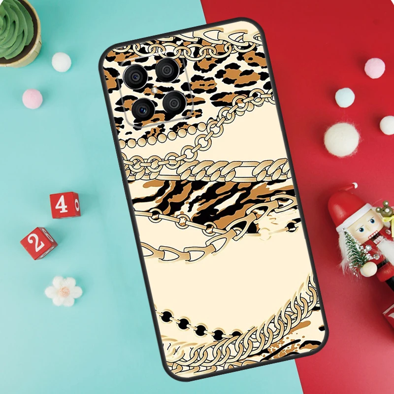 حافظة مطبوعة على شكل بقرة الفهد لهاتف Honor 200 Pro X9b X9a X8b X8a X8 X9 X9c 50 70 90 Honor Magic 7 Pro 5 6 Lite Cover