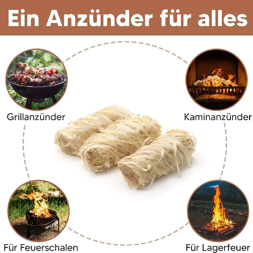 20/100개 천연 불쏘시개, 왁스 우드 스틱, 벽난로, 바베큐 스토브, 굴뚝 오븐, 숯 점화에 적합