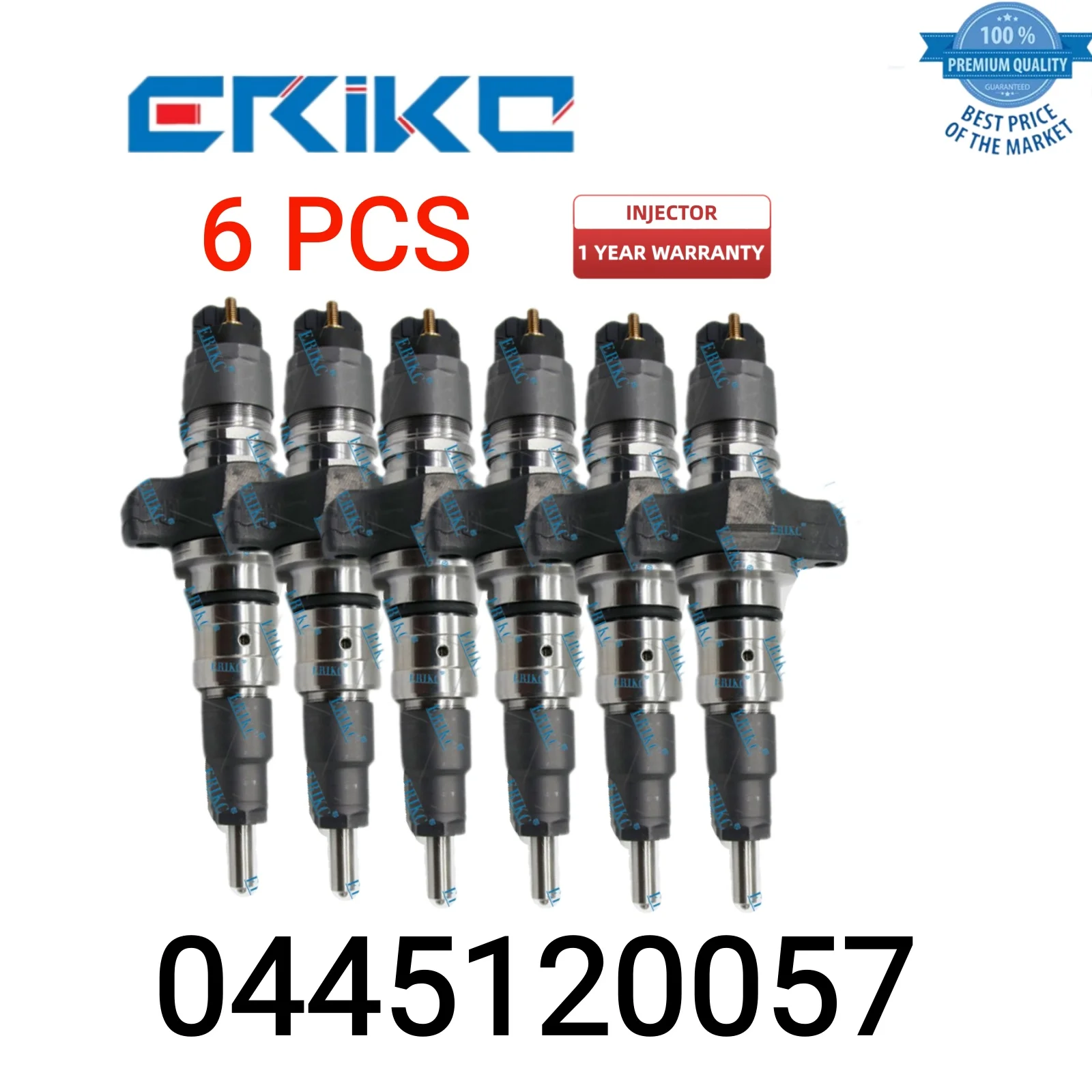 

6 PCS 0445120057 Nozzle Injector 0 445 120 057 Auto Engine Injection 0445 120 057 0986435552 fit for CASE IVECO NEW HOLLAND