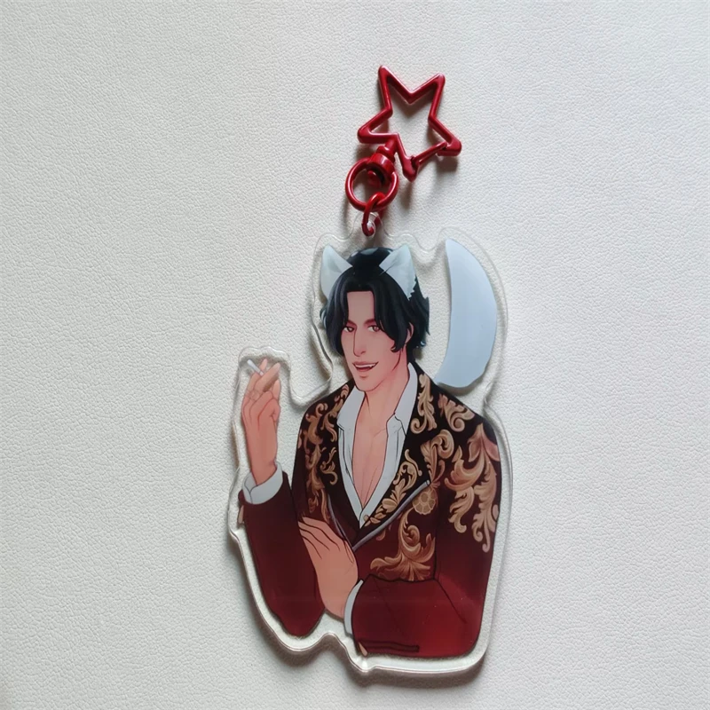 Resident Evil 4 Remake Keychains Golden Retriever Leon Kennedy And Wolf Luis Serra Collectible Pendants for Gaming Fans