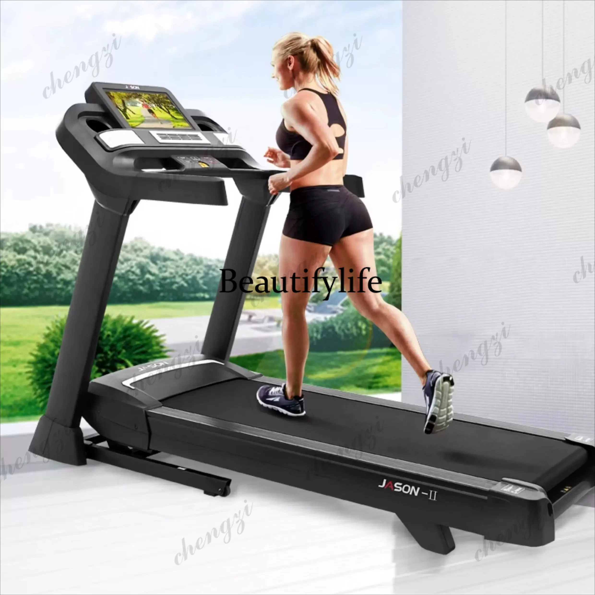 Treadmill Household Electric Gym Large Wide Folding Commercial Intelligent Cardio Fitness Equipment