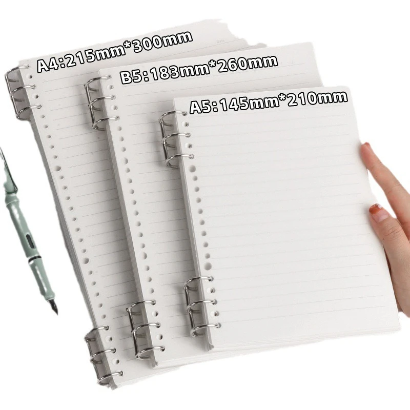 B5 Metal Ring Buckle Detachable Spiral Notebook for Office School