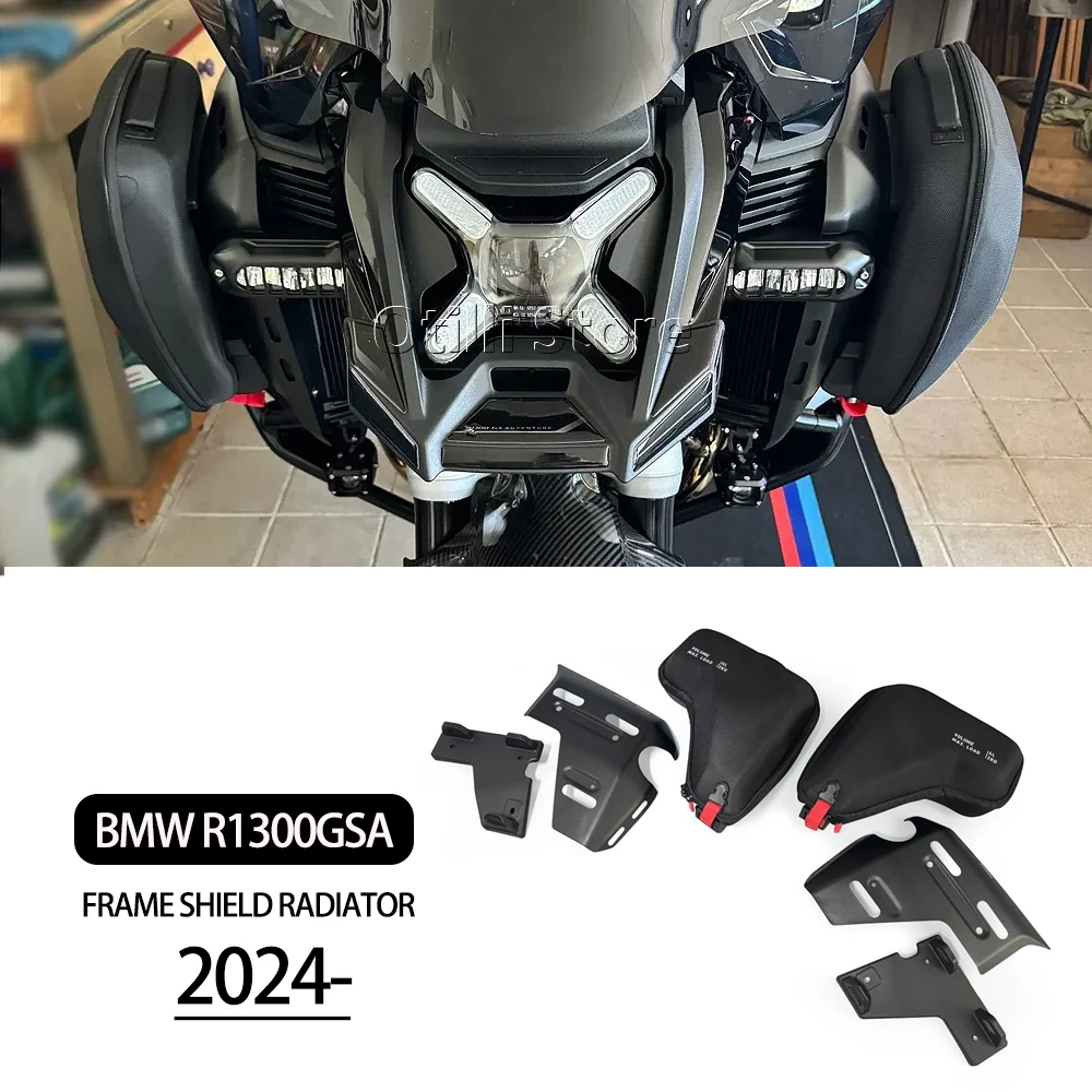 New For R1300GS Adventure R 1300 GSA R1300 GS ADV 2024 2025 Motorcycle Side Radiator Cowl Bags Storage Package Bags Waterproof