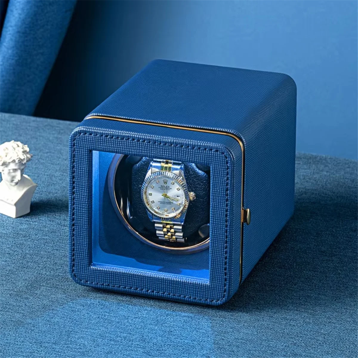 NUOVA scatola per orologi con avvolgitore verticale, rotatore automatico, avvolgitore per orologi singoli, orologi meccanici, scatole per esposizione A