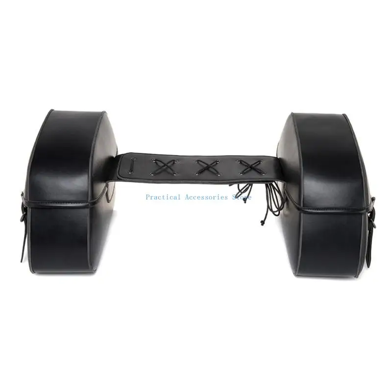 U75E 2 قطعة حقيبة تخزين مقاومة للماء للدراجات النارية مع مقصورات متعددة للاستخدام اليومي ومشاريع التخصيص