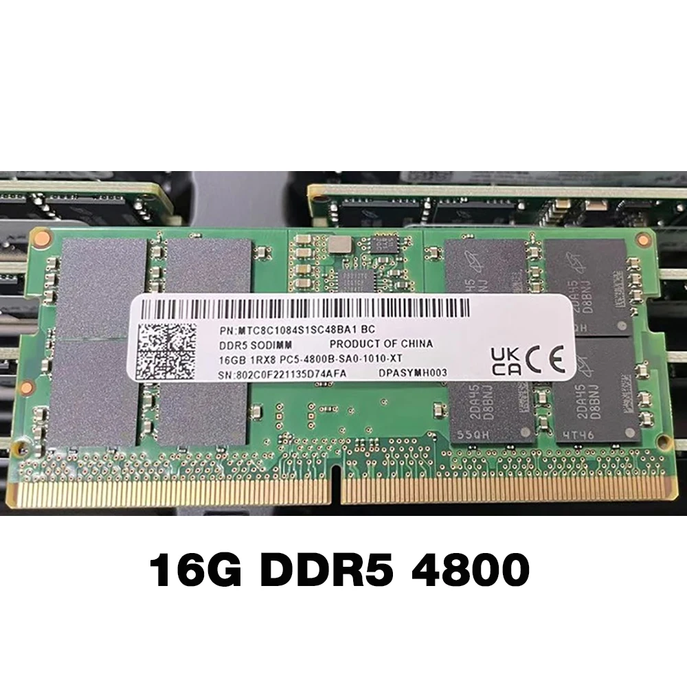 

Оперативная память для ноутбука MTC8C1084S1SC48BA1 16G DDR5 4800, 1 шт.