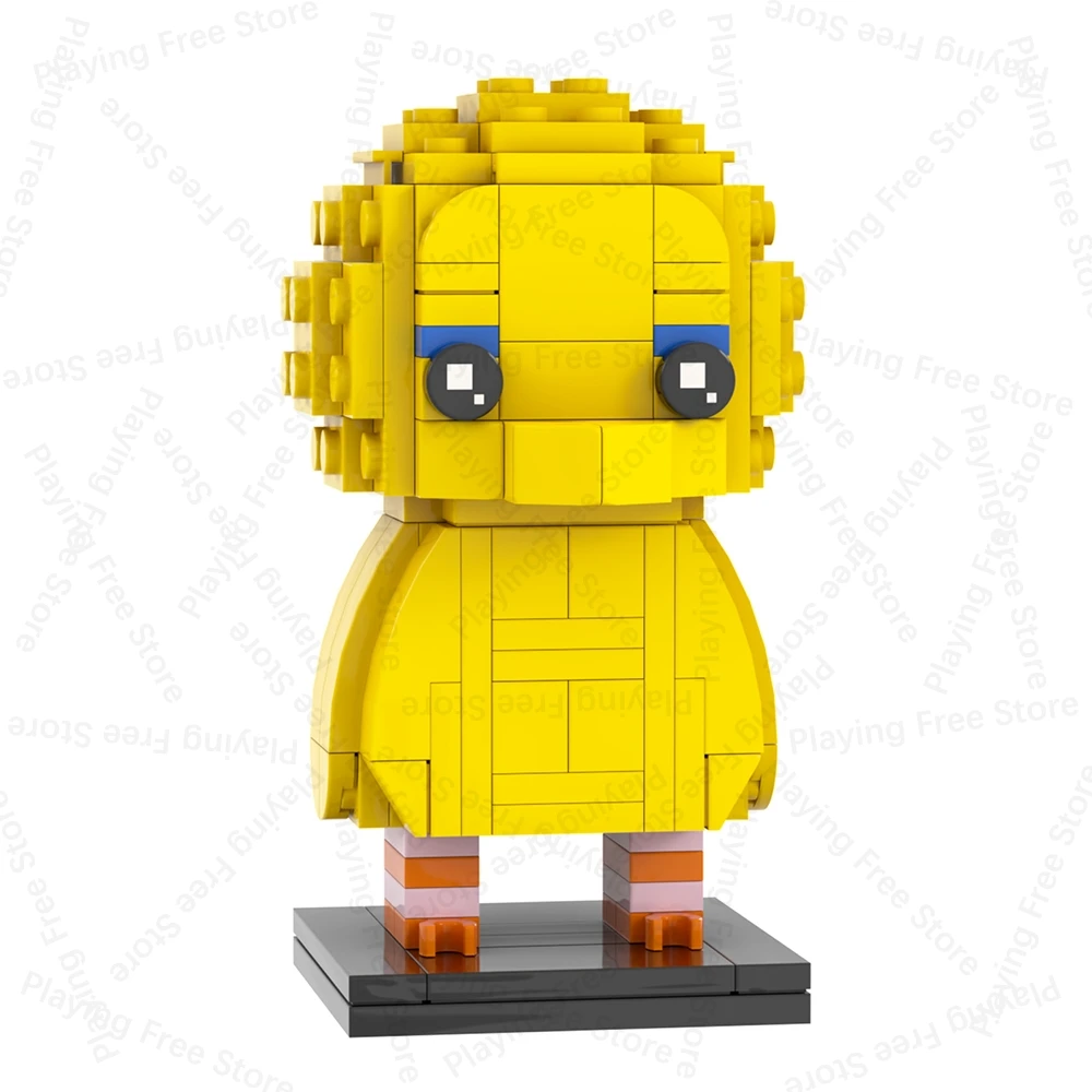 MOOXI MOC أنيمي الكرتون Brickheadz روبوت السفينة متوافق أرقام ألعاب مكعبات البناء للأطفال الكبار الأصدقاء هدية لتقوم بها بنفسك الطوب