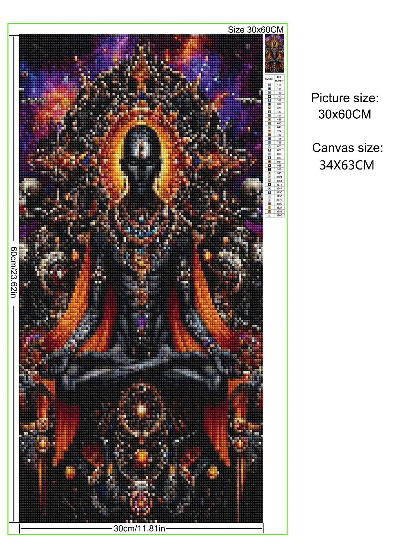 Large Size Indian religion 5d diy Diamond Painting New 2025 Full square/round Diamond Embroidery Mosaic portrait For home decor