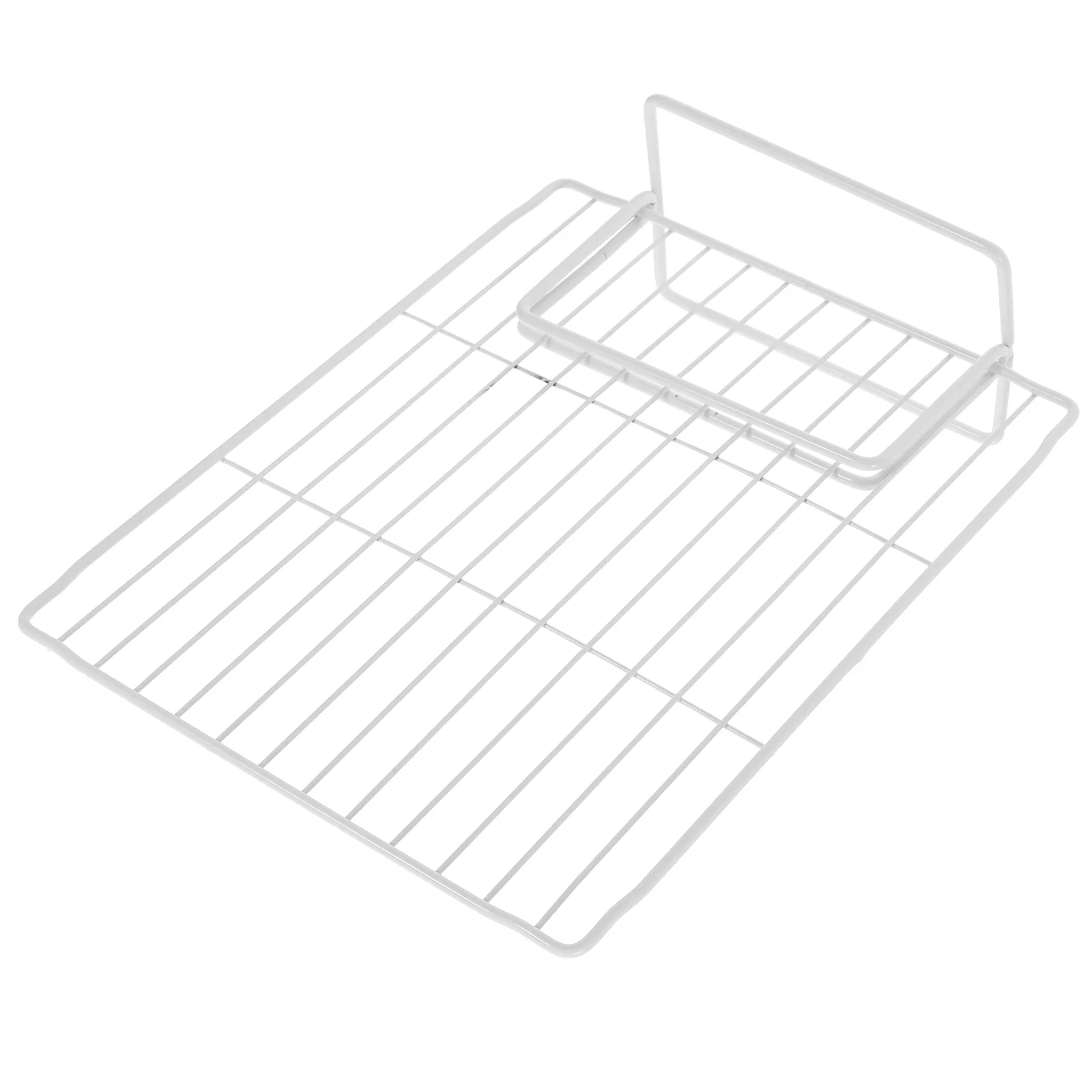 ตู้แช่แข็ง Partition Closet Divider ลวดเหล็กตู้เย็นชั้นวางตู้เย็น BOARD ลิ้นชักอุปกรณ์เสริมตาข่าย