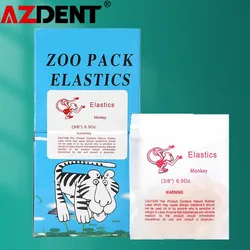 5000 pcs/box azdent dental borracha banda ortodôntica ligação anel