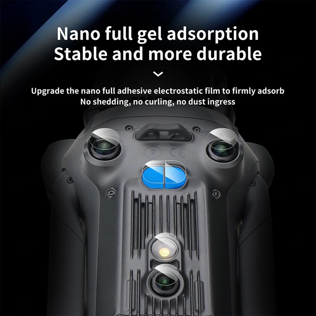 

Защитная пленка A06R для Mavic 4 Pro Nano, термостойкая, пылезащитная, устойчивая к царапинам, закаленная пленка для дрона Mavic 4 Pro, вилка стандарта ЕС