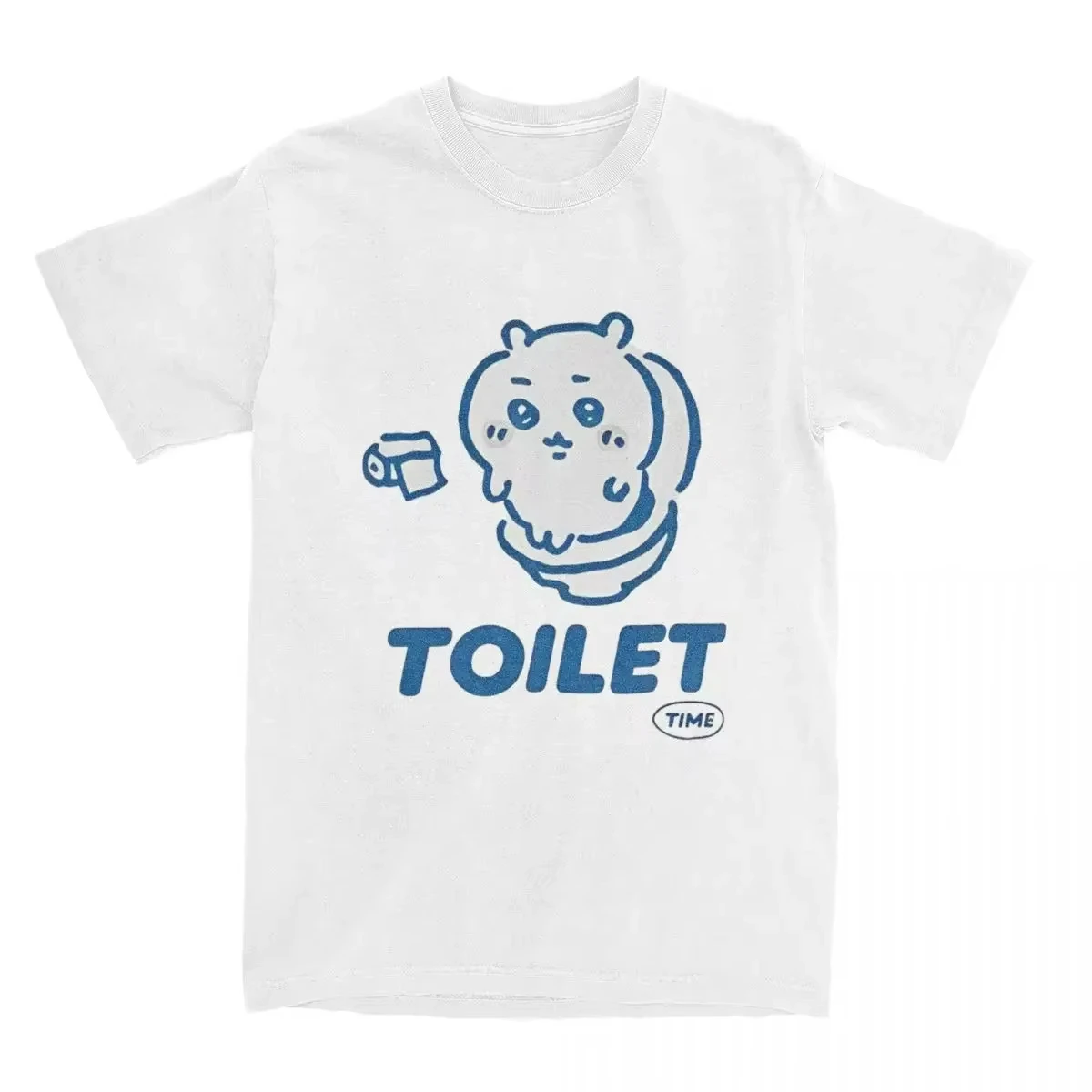 Anime Chikawa Toilet Time Bedrucktes T-Shirt Herren- und Damen-T-Shirt Herren-Top Sport-T-Shirt 2026 Sommer Neues T-Shirt Streetwear – Detail 6